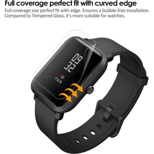 For Amazfit Bit Ultra Thin Antiexplosion TPU Screen Protector HD Film For Xiaomi Huami Amazfit Bip PACE Lite Youth Smart Watch