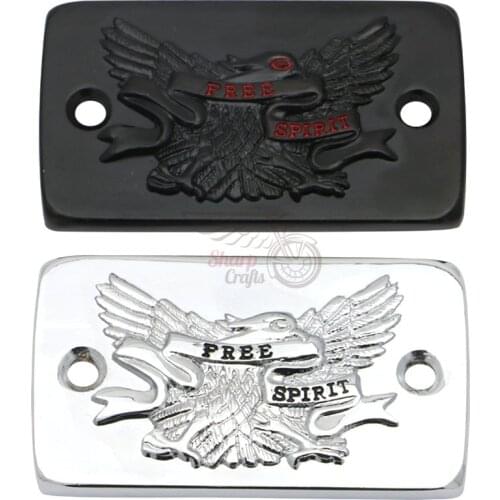 Motorcycle Eagle Cut Front Brake Master Cylinder Reservoir Cover Cap Protector For Suzuki Intruder 1400 1500 Boulevard S83 C90