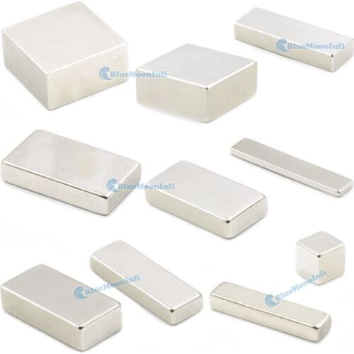 1 pcs / lot Neodymium N35 Disc Magnets Block Rare Earth Super Strong Fridge Magnets