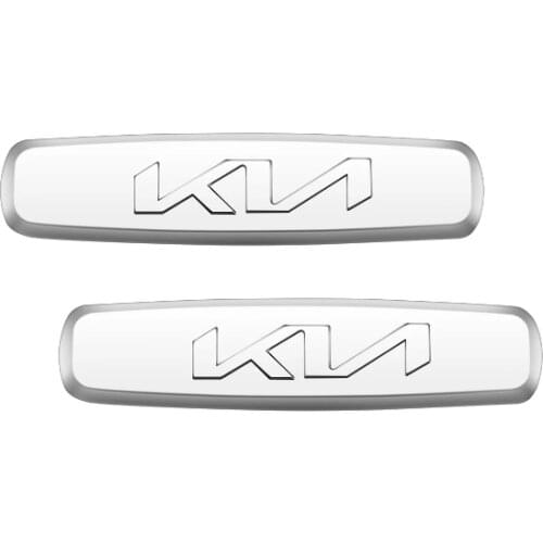 2pcs/lot Metal Auto Seat Sticker For KIA K5 KX5 KX3 KX1 K2 K7 K4 K3 K9 SPORTAGE Optima Soul Ceed Rio Forte Kia Sticker Decals