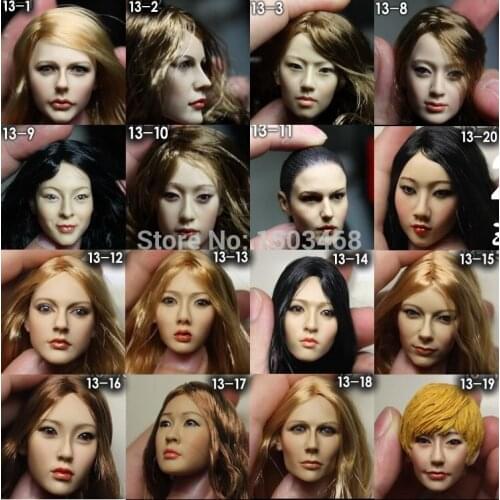 1/6 scale figure accessories beauty girl headsculpt Head shape carved for 12" Action Figure Doll.Not included body and clothes