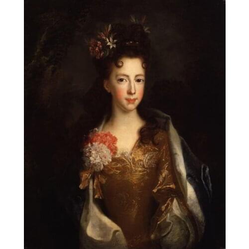 Free shipping classical court figures lady palace canvas prints oil painting printed on canvas wall art decoration picture