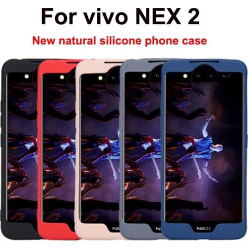 NEX2 natural silicone Case for Vivo NEX 2 Case 6.39'' Anti-shock Contrast design Back Cover 2-Screen for VIVO Nex 2 Nex2 Cover