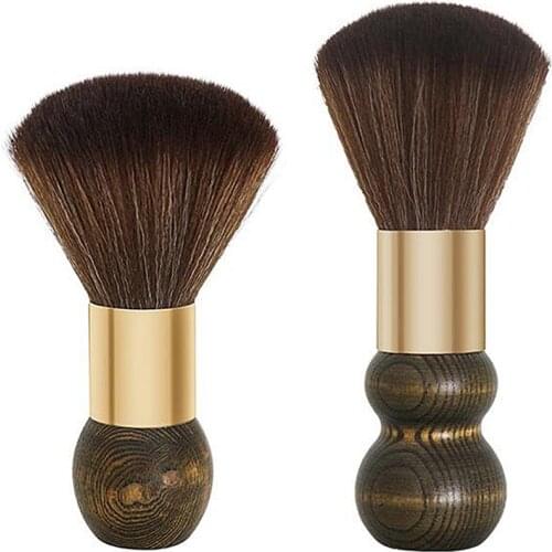 Handle Natural Fiber Hair Wooden Hairbrush for Barber Styling Tool Cleaning