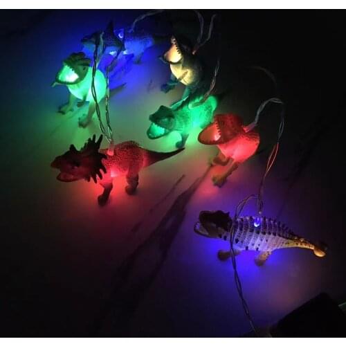 Home Furnishing Dinosaur Animal Light String Led Light String Lantern Luces Solares