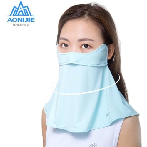 AONIJIE Cool Breathable Face Scarf UV Protection Earhook Sunscreen E4407 For Outdoor Hiking Cycling Fishing