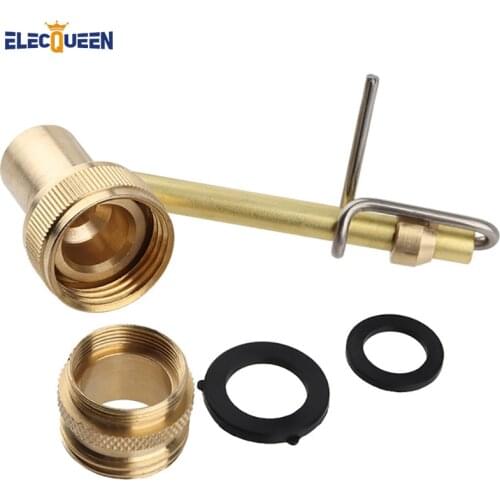 Brass Carboy & Bottle Washer Rinser With Kitchen Faucet Adapte For Homebrew