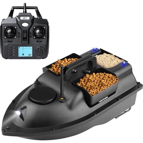 GPS Fishing Bait Boat 3 Bait Containers Wireless Bait Boat with Automatic Return Function 500m Smart RC Fishing Feeder