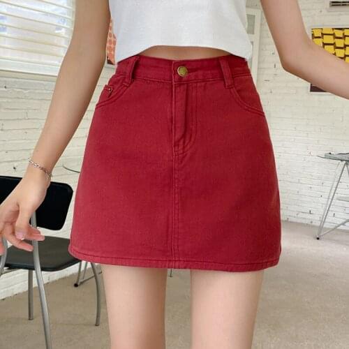 LY VAREY LIN Denim Skirts For Women