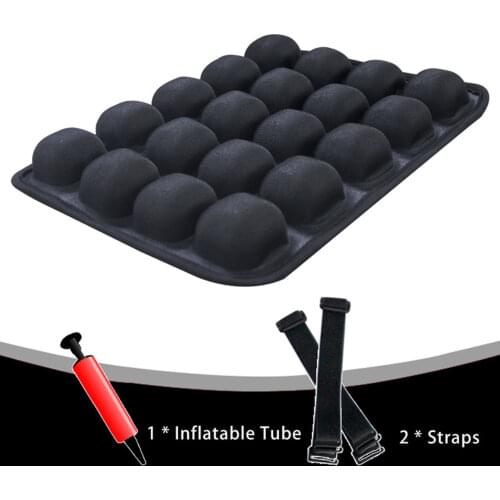 Inflatable Air Cushion Cooling Seat Cushion 30 x 23 x 3cm Motorcycle Seat Cushion Pressure Release Comfortable Seat Cushion