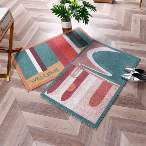 New Indoor Outdoor Entrance Doormat Kitchen Mat Bath Mat Hallway Door Mat Carpet Anti-slip Mat Home Custom Cuttable Mat Carpet