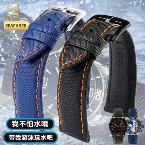 Watchband for TAG Heuer Racing F1 Racing Car Racing Rossini 519955 US Fiber Nylon Canvas Watch Strap