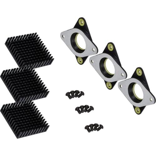 NEMA 17 Stepper Damper Shock Absorber Vibration Dampers With Heatsink Meal & Rubber For 3D Printer CNC 42 Stepper Motor Genuine