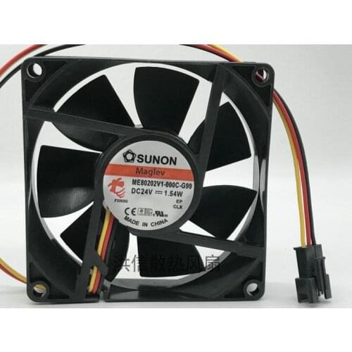 SUNON ME80202V1-000C-G99 DC 24V 1.54W 80x80x20mm Server Cooling Fan