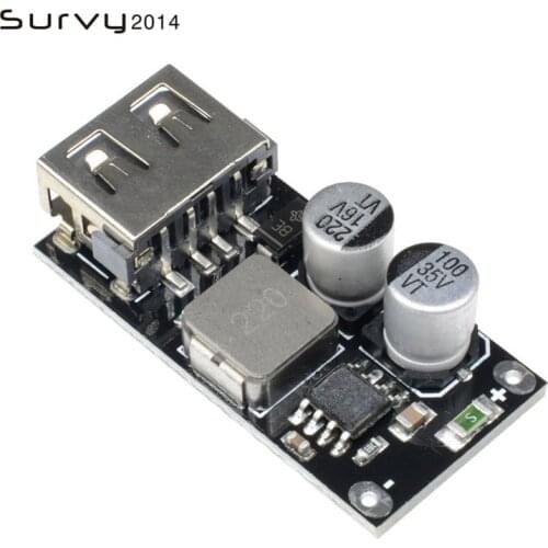 USB QC3.0 QC2.0 DC-DC Buck Converter Charging Step Down Module 6-32V 9V 12V 24V to Fast Quick Charger Circuit Board 3V 5V 12V
