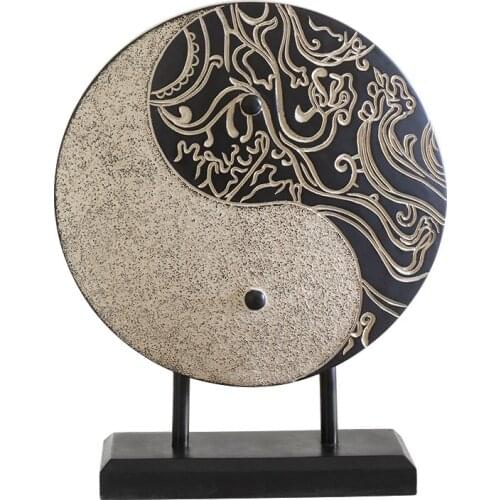 Eight-Diagram-Shaped Appetizer Decoration Creative Home Decorations Chinese Style Living Room Study Desk Decoration Hallway