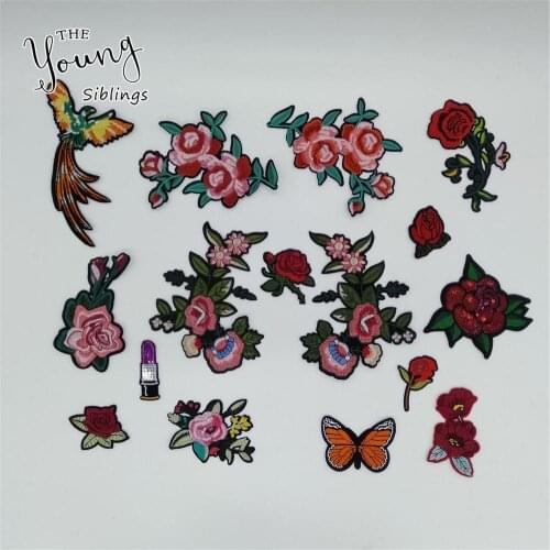 Fashion High quality Hot melt adhesive Applique Embroidery Sewing patches stripes DIY Badges Clothing Accessories C5439-C5454