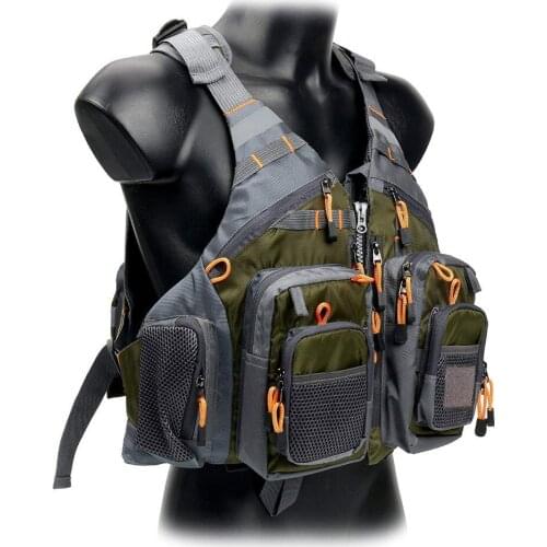 Life vest life jacket fishing outdoor sport flying men respiratory jacket safety vest survival utility vest