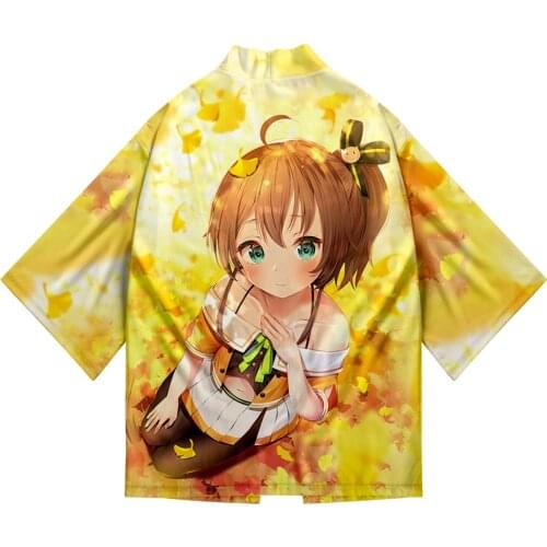 Women-clothing Natsuiro Matsuri 3D Summer Holiday Women/Men Three Quarter Sleeve Sexy Style Blouse Kimono Kawaii Y2K Trendy girl