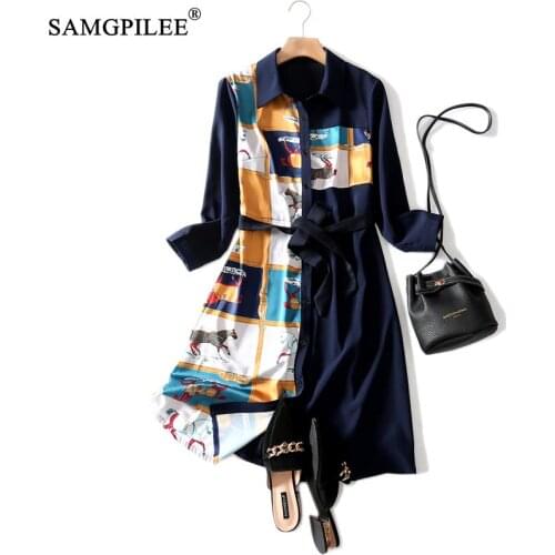 Dresses For Women 2021 Casual A-line Print Wrist Sleeve Vintage Dress Sashes Knee-length Empire Hooded Winter Dresses Women 4XL