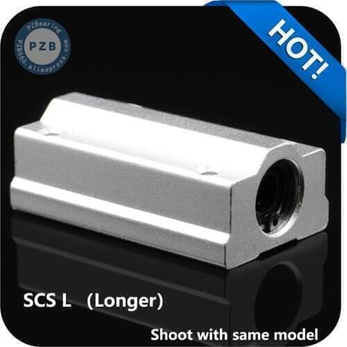 1pcs SCS10LUU Linear Bearing 10mm Block CNC Router Bush Pillow Block Linear Unit