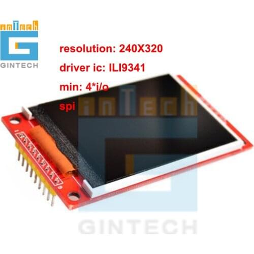 2.2 INCH TFT SPI serial LCD resolution 240*320 2.2inch LCD for arduino, 5V/3.3V Driver IC ILI9341 with SD SLOT