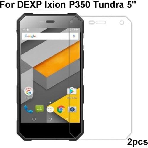 2PCS DEXP Ixion P350 Tundra Tempered Glass Protective Film Explosion-proof Screen Protector For DEXP Ixion P350 Tundra