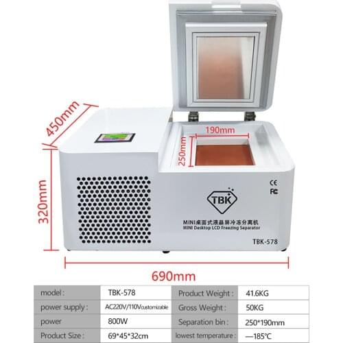 220V 110V LCD Curved Screen Freeze Separator Repair Machine Mobile Phone Tablet Refurbishment Freezer Separator Instruments