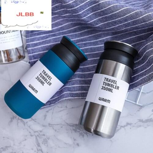 350ml Portable Stainless Steel Travel Coffee Mug with Lid and Tea Filter Tumbler Vacuum Flask Thermos cup Thermal Water Bottle