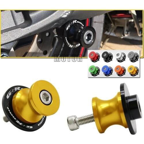 8MM For Suzuki GSR 600 2006-2010 CNC Motorcycle Rear Swingarm Sliders Spools Stand Screws Slider Swing Arm Protector GSR600 8 mm
