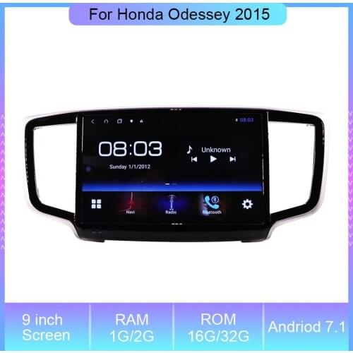 9'' Android 7.1 Navigation Radio Car DVD Player For Honda Odessey 2015 WIth Quad Core Radio GPS Navigation Video