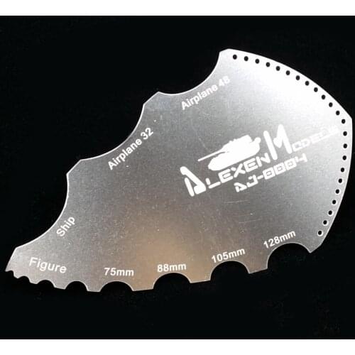 AJ0004 Military Model / Warship Moulding Line for Gun Barrel Special Scraper