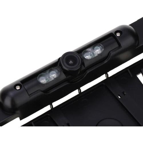 Car License Rear View Camera Frame Parking Backup Reverse CCD HD for EU Car