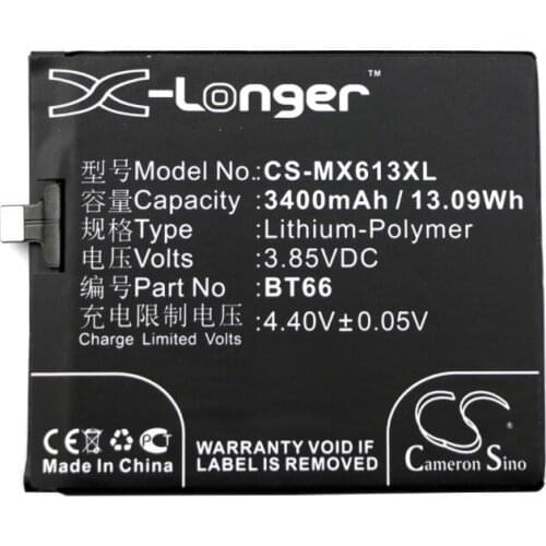 Cameron Sino Meizu PRO 7 Plus Phone Batteries China