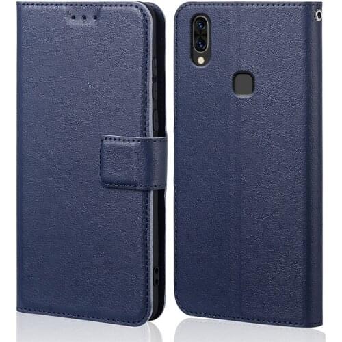 For coque Vivo Z3i case Wallet Flip Leather & silicone back Skin stand capa for Vivo Z3i cover phone funda pouch bag