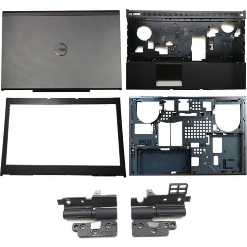 For Dell Precision M4800 0Y32M 0FT2YX 07M7FM 0TVPD6 Laptop LCD Back Cover/Front Bezel/Hinges/Palmrest/Bottom Case