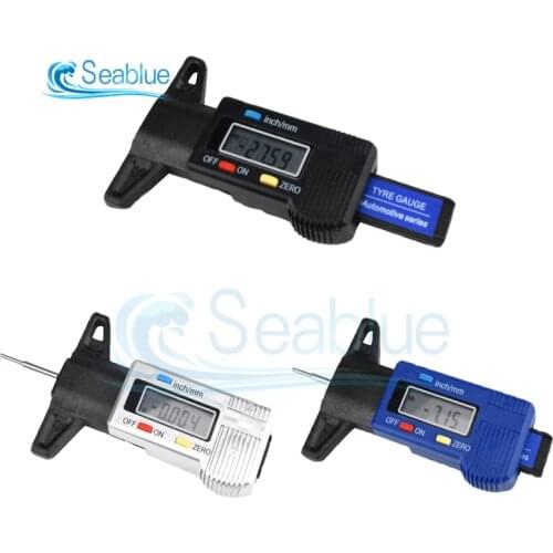 Electronic Digital Display Tire Tread Pattern Vernier Caliper Tread Depth Car Tyre Tire Tread Depth Gauge Meter Tire Monitoring