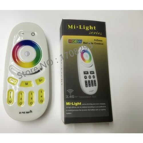 Mi Light Wireless 2.4G 4-Zone RGBW Touch Screen RF Remote Controller Led Dimmer for mi light RGB RGBW bulb / led strip light
