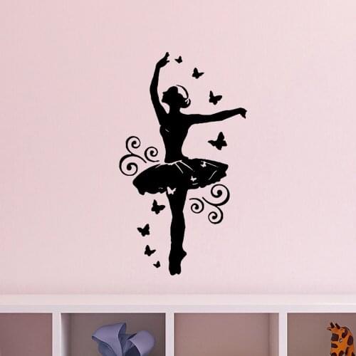 Hot ballet Pvc Wall Decals Home Decor Decor Living Room Bedroom Removable Removable Decor Wall Decals