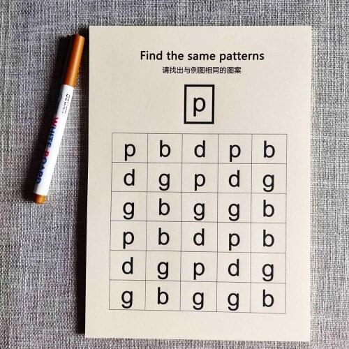 Graphical and Logical Thinking Training Early Education Attention Learning Toys Books for Kids