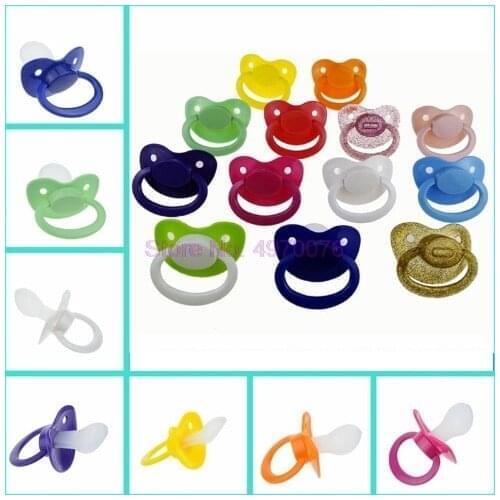 DHL 50pcs Classic Custom Big Size Silicone Adult Pacifier high quality pacifier for baby playing with big mouth pacifier