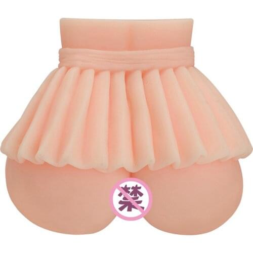 Half-length entity doll big ass masturbation device male famous device hip mold airplane cup adult product