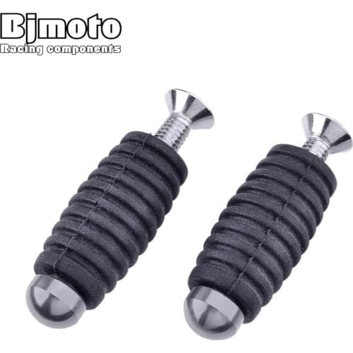 BJMOTO M6 6mm Motorcycle Gear Shift Brake Lever Toe Pegs Toepeg Pedals For Suzuki RM 125 250 RMZ250 RMZ450 Yamaha R1 R6