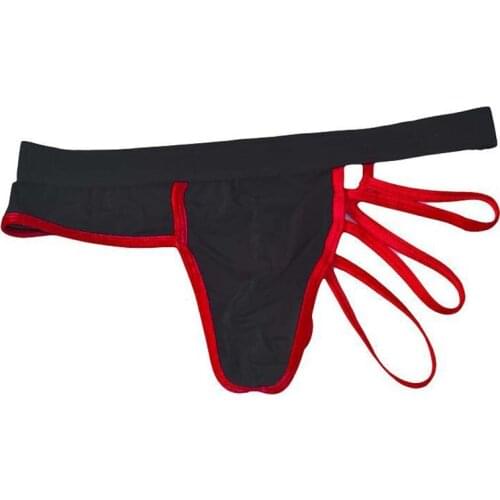 Men Sexy Breathing Underwear Thong Briefs Bulge Pouch G-String Shorts Underpants Casual And Comfortable Mens Sexy Underwear