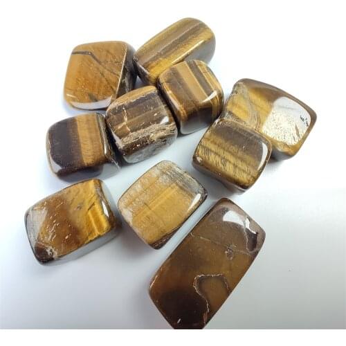 Natural Tiger Eye Tumbled Stone Healing Reiki Crystal Chakra Gravel Natural Stones Mineral Health Decoration Furnishing Article