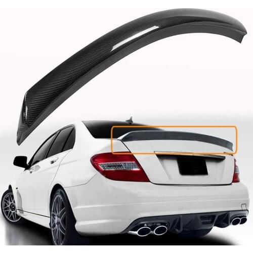 Newest Carbon Fiber V Style Trunk Spoiler For Mercedes Benz W204 C250 C300 C63