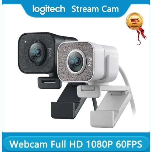 Original Logitech StreamCam Webcam Professional USB Full HD 1080P / 60fps Autofocus Built-in Microphone Web Camera