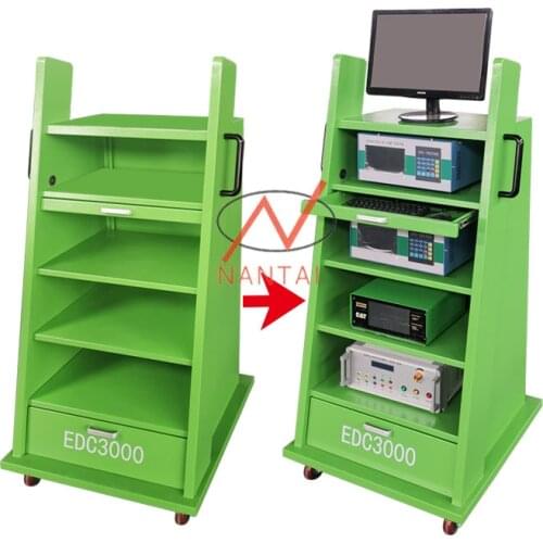 NANTAI EDC3000 Movable Shelf Tool Cart Work Bench Garage Tools Cabinet Trolley Cart for EDC Testers Computers Repair Tools