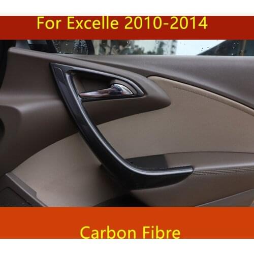 Carbon Fibre Steering Wheel Widnow SwitchDoor Gear Armrest Decorated Cover Frame For Buick Excelle GT XT 2010 11 12 13 14 CAA145