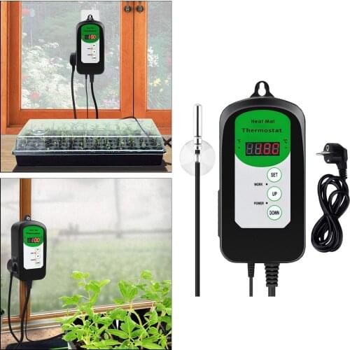 230V Thermostat Temperature Controller for Plants Seed Germination Reptiles